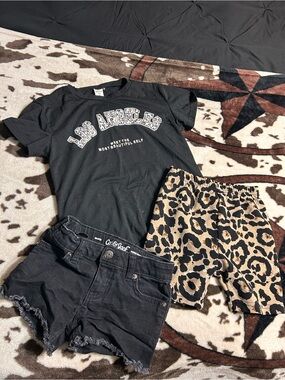 Los Angeles Graphic Tee for Kids - Black